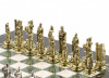 Шахматы "Троянская война" 28х28 см офиокальцит мрамор фото 4 — hichess.ru - шахматы, нарды, настольные игры