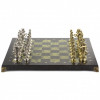 Шахматы "Римские воины" 44х44 см змеевик фото 2 — hichess.ru - шахматы, нарды, настольные игры