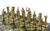 Шахматы "Римские воины" 44х44 см змеевик фото 4 — hichess.ru - шахматы, нарды, настольные игры