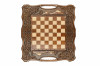 Шахматы + нарды резные с Араратом 2, ручкой, Haleyan фото 2 — hichess.ru - шахматы, нарды, настольные игры