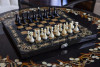 Шахматы Арабески марин фото 1 — hichess.ru - шахматы, нарды, настольные игры