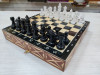 Шахматы Эллада резные 27 см фото 2 — hichess.ru - шахматы, нарды, настольные игры