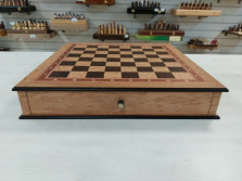 Шахматная доска с ящиками ларец Эвкалипт — hichess.ru - шахматы, нарды, настольные игры