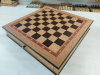 Шахматная доска с ящиками Эвкалипт фото 1 — hichess.ru - шахматы, нарды, настольные игры