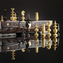 Шахматы Режанс, самшит венге — hichess.ru - шахматы, нарды, настольные игры