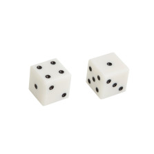 Кости игральные из слоновой кости 9 мм, 1 шт (аналог) — hichess.ru - шахматы, нарды, настольные игры