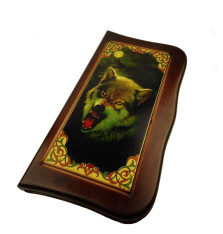 Нарды резные с рисунком &quot;Волк&quot; — hichess.ru - шахматы, нарды, настольные игры