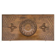 Нарды резные Цветок, Ustyan — hichess.ru - шахматы, нарды, настольные игры