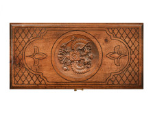 Нарды резные Герб РФ-2&quot; 40, Ustyan&quot; — hichess.ru - шахматы, нарды, настольные игры