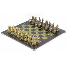 Шахматы &quot;Турецко-европейская война&quot; из змеевика 48х48 см — hichess.ru - шахматы, нарды, настольные игры