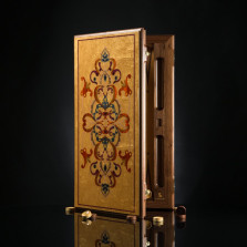 Нарды Легенды Самарканда (корпус орех), мастерская Кадун — hichess.ru - шахматы, нарды, настольные игры