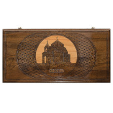 Нарды резные &quot;Рипсиме - Орнамент&quot; 60, Zakaryan — hichess.ru - шахматы, нарды, настольные игры