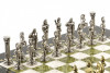 Шахматы "Греко-Римская война" 32х32 см змеевик мрамор фото 3 — hichess.ru - шахматы, нарды, настольные игры