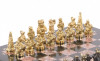 Шахматы бронзовые "Народы севера" доска каменная 40х40 см фото 3 — hichess.ru - шахматы, нарды, настольные игры