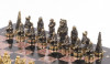Шахматы бронзовые "Народы севера" доска каменная 40х40 см фото 4 — hichess.ru - шахматы, нарды, настольные игры