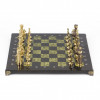 Шахматы "Римские" из бронзы и змеевика 40х40 см фото 2 — hichess.ru - шахматы, нарды, настольные игры