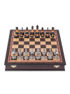 Шахматы подарочные в ларце Венге Итальянский дизайн большие фото 1 — hichess.ru - шахматы, нарды, настольные игры