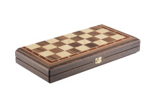 Шахматная доска складная Турнирная орех 4 — hichess.ru - шахматы, нарды, настольные игры