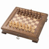 Шахматы резные Квадро в ларце с ящиками 50, Haleyan фото 1 — hichess.ru - шахматы, нарды, настольные игры