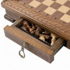 Шахматы резные Квадро в ларце с ящиками 50, Haleyan фото 5 — hichess.ru - шахматы, нарды, настольные игры