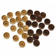 Набор фишек для нард &quot;Бесконечность&quot;, Haleyan — hichess.ru - шахматы, нарды, настольные игры