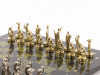 Шахматы из змеевика "Подвиги Геракла" 36х36 см фото 3 — hichess.ru - шахматы, нарды, настольные игры