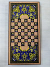 Нарды деревянные подарочные Ястреб средние 50 на 50 см фото 3 — hichess.ru - шахматы, нарды, настольные игры