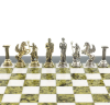 Шахматы подарочные Олимпийские игры 28 см мрамор змеевик фото 3 — hichess.ru - шахматы, нарды, настольные игры