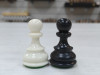 Шахматные фигуры профессиональные черно белые с утяжелением пластик фото 2 — hichess.ru - шахматы, нарды, настольные игры