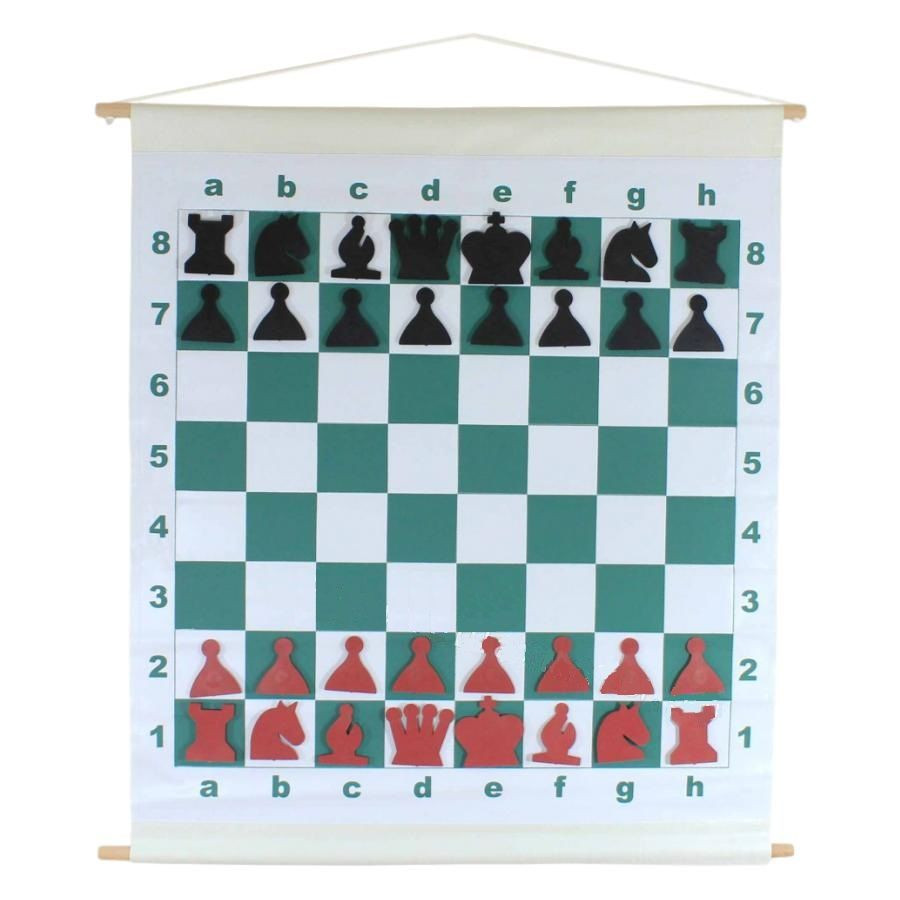 Виниловая магнитная демонстрационная доска фото 1 — hichess.ru - шахматы, нарды, настольные игры