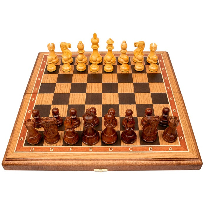 Шахматы Эндшпиль дуб средние фото 1 — hichess.ru - шахматы, нарды, настольные игры