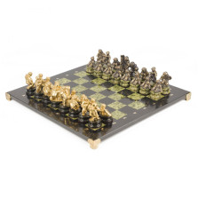 Шахматы &quot;Спортивные&quot; бронза змеевик 40х40 см — hichess.ru - шахматы, нарды, настольные игры