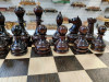 Эксклюзивные шахматы из карельской березы в ларце из черного дерева 45х45 см фото 3 — hichess.ru - шахматы, нарды, настольные игры