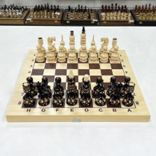 Шахматы гроссмейстерские деревянные с резными фигурами — hichess.ru - шахматы, нарды, настольные игры