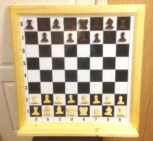 Деревянная магнитная демонстрационная доска 81 см — hichess.ru - шахматы, нарды, настольные игры