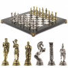 Шахматы "Греко-Римская война" 32х32 см мрамор фото 1 — hichess.ru - шахматы, нарды, настольные игры