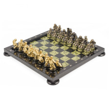 Шахматы &quot;Спортивные&quot; змеевик бронза 40х40 см — hichess.ru - шахматы, нарды, настольные игры