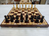 Шахматы эксклюзивные из карельской березы и клена, доска 45 на 45 см фото 2 — hichess.ru - шахматы, нарды, настольные игры