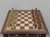 Шахматный стол из красного дерева подарочный с композитными фигурами фото 3 — hichess.ru - шахматы, нарды, настольные игры