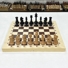 Шахматы деревянные гроссмейстерские с фигурами из бука утяжелёнными — hichess.ru - шахматы, нарды, настольные игры