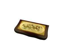 Нарды резные с рисунком &quot;Лошади&quot; — hichess.ru - шахматы, нарды, настольные игры