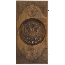 Нарды резные «Герб РФ», Ustyan — hichess.ru - шахматы, нарды, настольные игры