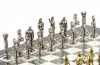 Шахматы "Греко-Римская война" 32х32 см офиокальцит мрамор фото 3 — hichess.ru - шахматы, нарды, настольные игры