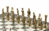 Шахматы "Греко-Римская война" 32х32 см офиокальцит мрамор фото 4 — hichess.ru - шахматы, нарды, настольные игры