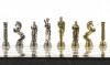 Шахматы "Греко-Римская война" 32х32 см офиокальцит мрамор фото 5 — hichess.ru - шахматы, нарды, настольные игры