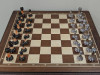 Шахматный стол из Красного дерева подарочный с фигурами Итальянский дизайн (композит) фото 3 — hichess.ru - шахматы, нарды, настольные игры