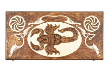 Нарды резные Скорпион 2&quot;, Ustyan&quot; — hichess.ru - шахматы, нарды, настольные игры