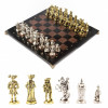 Шахматы "Средневековье" доска 44х44 см из камня фото 1 — hichess.ru - шахматы, нарды, настольные игры