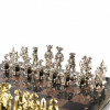 Шахматы "Средневековье" доска 44х44 см из камня фото 3 — hichess.ru - шахматы, нарды, настольные игры