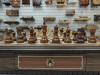 Шахматный стол подарочный с фигурами из самшита и палисандра фото 1 — hichess.ru - шахматы, нарды, настольные игры